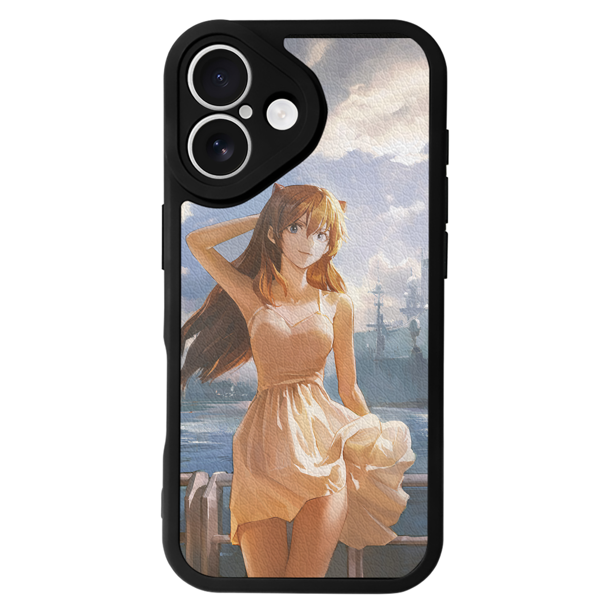 （画像用） EVA 新世紀エヴァンゲリオン 【iPhone 16シリーズ対応】シリコンスマホケース（レザー調） 材質：シリコン